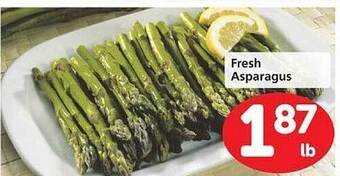 Vons Fresh asparagus offer