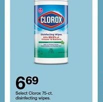 Target Disinfecting wipes offer