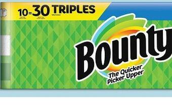 Target Bounty 10-pk. triple-roll paper towels offer