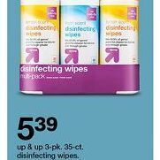 Target Disinfecting wipes offer