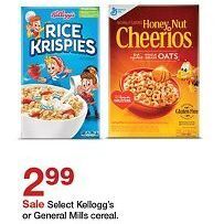 Target Kellogg's cereal offer