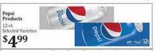 Rosauers Pepsi products offer