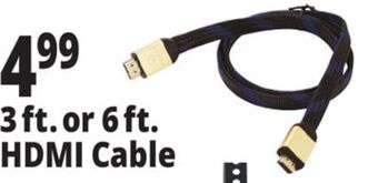 Ocean State Job Lot Cj tech premium super flat hdmi cable, 3 ft offer