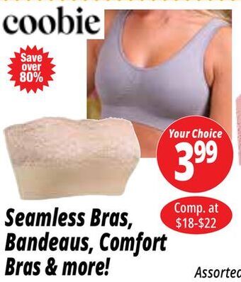 Ocean State Job Lot Seamless bras, bandeaus, comfort bras & more! offer