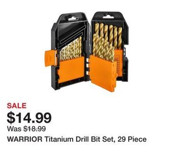 Harbor Freight Tools Titanium drill bit set, 29 piece offer
