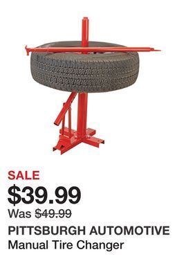 Harbor Freight Tools Manual tire changer offer