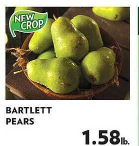 Reasors Bartlett pears offer