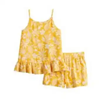Kohl's Girls 4-12 jumping beans® peplum-hem tank & shorts set offer