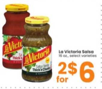 Albertsons La victoria salsa offer