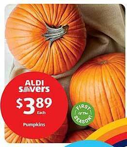 Aldi Pumpkins offer
