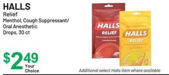 Health Mart Halls offer