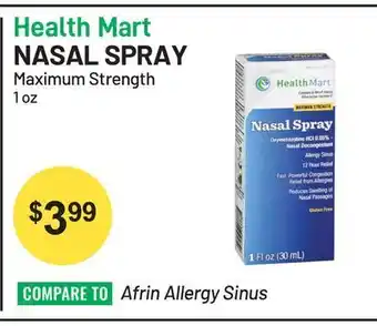 Health Mart Health mart nasal spray offer