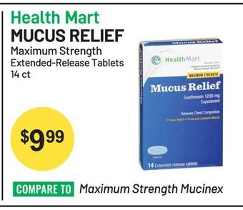 Health Mart Health mart mucus relief offer