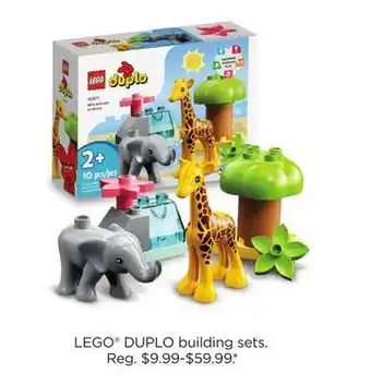 Kohl's Duplo building sets offer