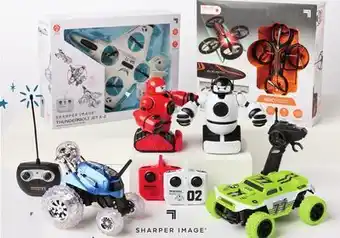 Kohl's Sharper image drones and remote- controlled toys offer