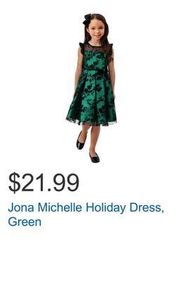 Costco Jona michelle holiday dress, green offer