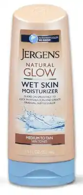 Harmon Face Values Jergens® natural glow wet skin moisturizer offer