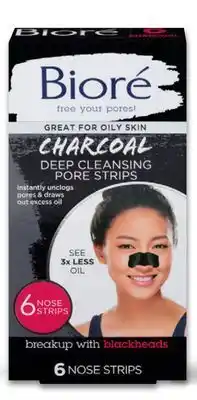 Harmon Face Values Biore charcoal deep cleansing nose pore strips offer