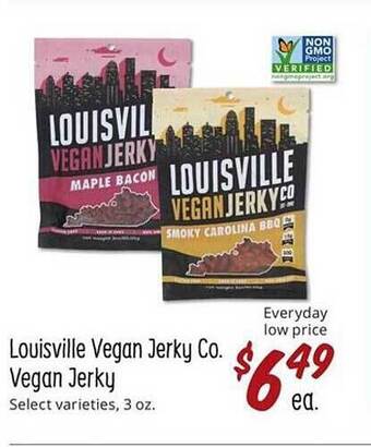 Sprouts Farmers Market Louisville vegan jerky co. vegan jerky offer