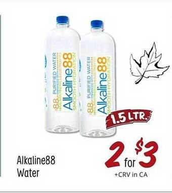 Sprouts Farmers Market Alkaline88 water offer