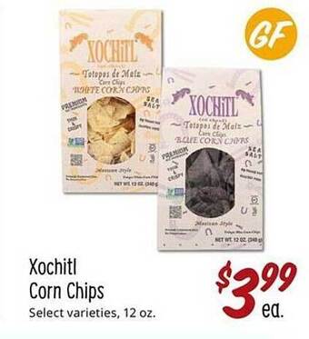 Sprouts Farmers Market Xochitl corn chips offer
