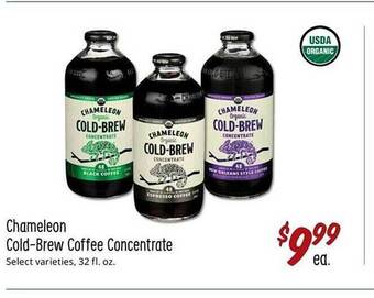 Sprouts Farmers Market Chameleon cold-brew coffee concentrate offer