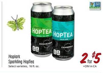 Sprouts Farmers Market Hoplark sparkling hoptea offer