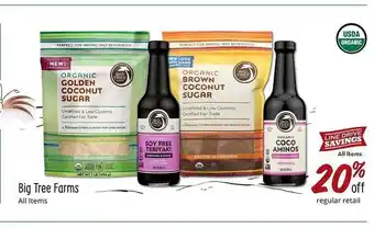 Sprouts Farmers Market Big tree farms offer