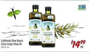Sprouts Farmers Market California olive ranch extra virgin olive oil offer