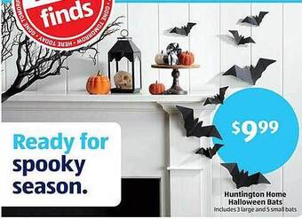 Aldi Huntington home halloween bats offer