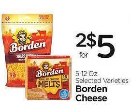 Edwards Food Giant Borden cheese offer