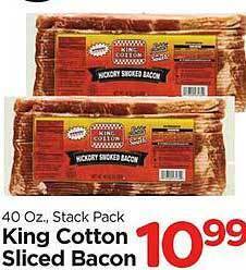 Edwards Food Giant King cotton sliced bacon offer