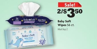 Family Dollar Baby soft wipes offer