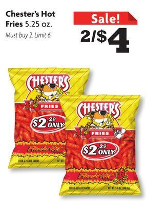 Family Dollar Chester's hot fries offer