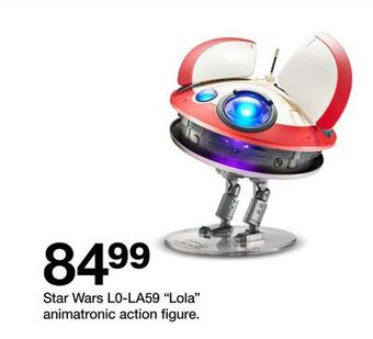 Target Star wars l0-la59" lola" animatronic action figure offer