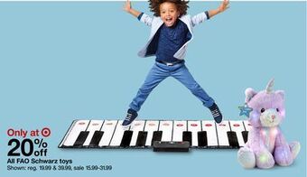 Target All fao schwarz toys offer