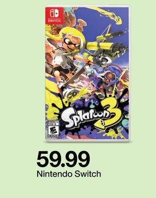Target Splatoon 3 nintendo switch offer