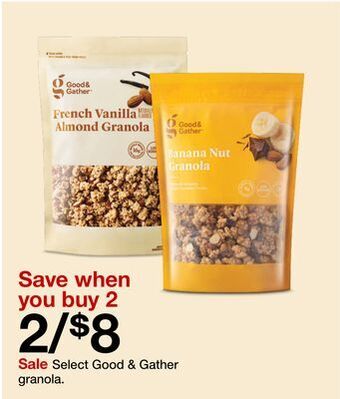 Target Select good & gather granola offer
