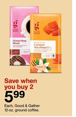 Target Good & 12-oz. ground coffee offer