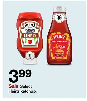 Target Select heinz ketchup offer