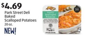 Aldi Park street deli baked scalloped potatoes offer