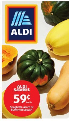 Aldi Spaghetti, acorn or butternut squash offer