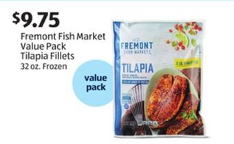 Aldi Fremont fish market value pack tilapia fillets offer