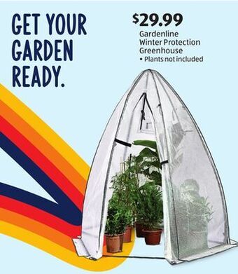 Aldi Gardenline winter protection greenhouse offer