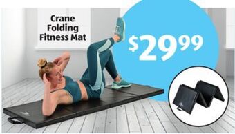 Aldi Crane folding fitness mat offer