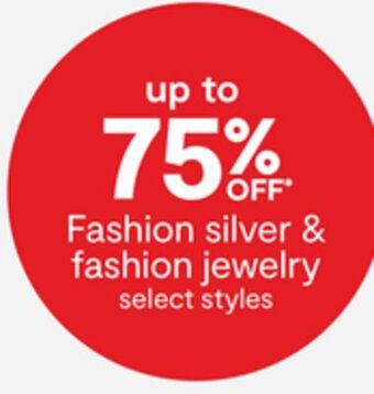 JC Penney Fashion silver & fashion jewelry offer