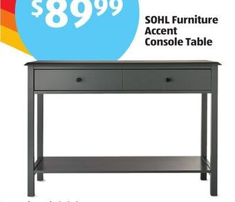 Aldi Sohl furniture accent console table offer