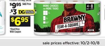 Dollar General Brawny® paper towels offer
