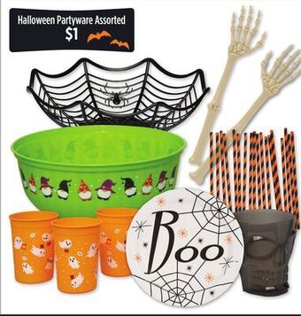 Dollar General Halloween partyware offer
