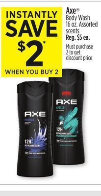 Dollar General Axe® body wash offer